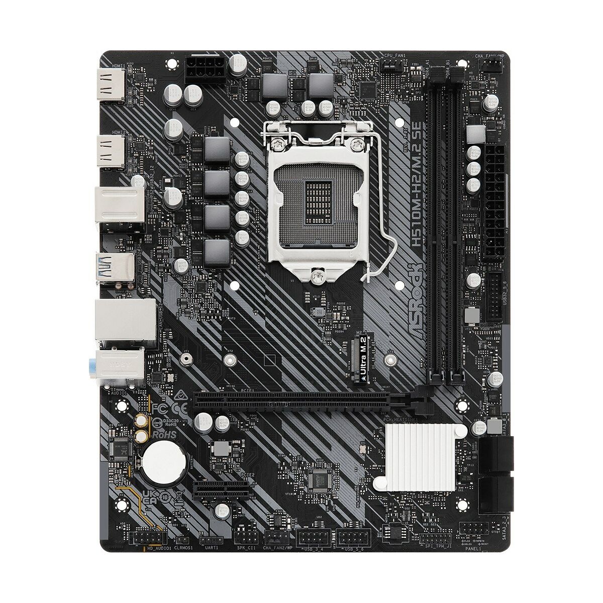Emolevy ASRock H510M-H2/M.2 SE Intel H470